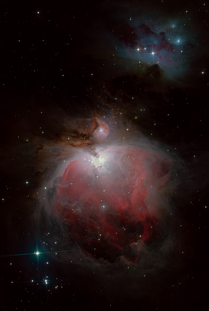 Orion nebula (M42) &  Running Man Nebula (NGC 1973)